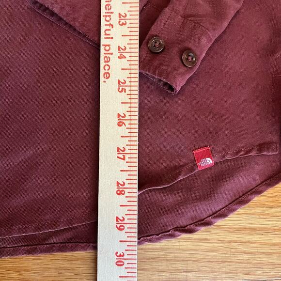 The North Face Men's Syncline Shirt Size Large Maroon Quick Dry Lightweight - Picture 6 of 6